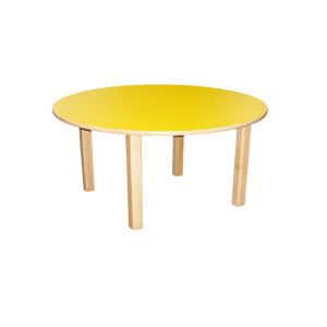 Mesa infantil madera circular 100cm