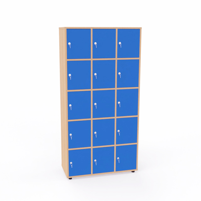 Armario de 15 puertas 180cm Taquilla